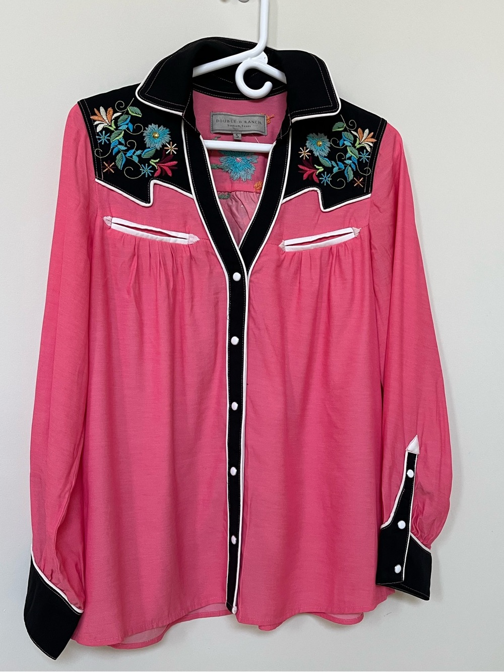 Vintage Western Style Ladies Shirt by Double D Ranch - Size: Oversized Small